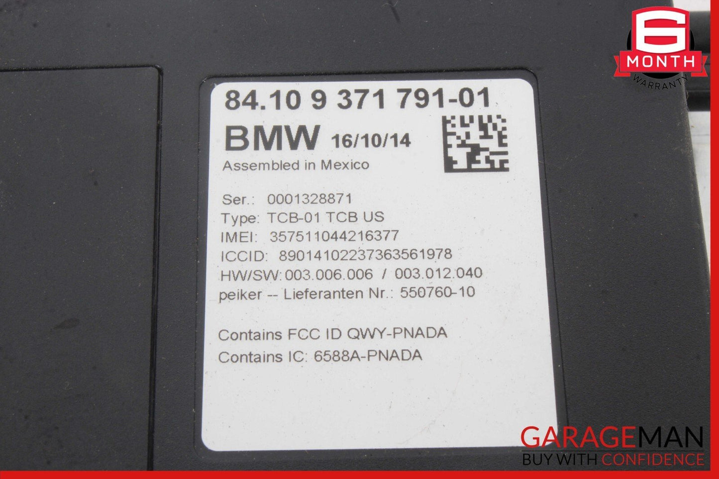 14-21 BMW i3 I01 Hybrid Communication Control Module OEM