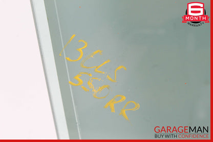 12-18 Mercedes W218 CLS550 CLS63 AMG Rear Right Side Door Window Glass OEM