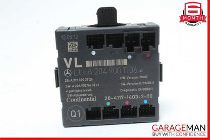 08-18 Mercedes W204 C250 E400 C300 E350 Front Left Side Door Control Module OEM