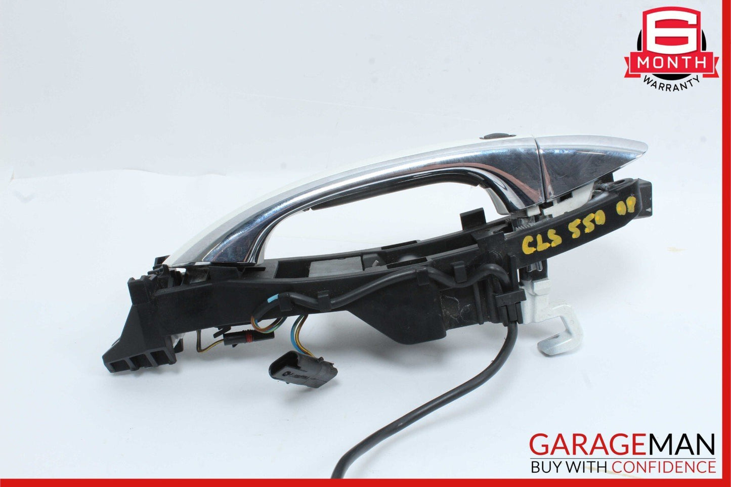 06-11 Mercedes W219 CLS500 Rear Right Keyless Go Exterior Door Handle White