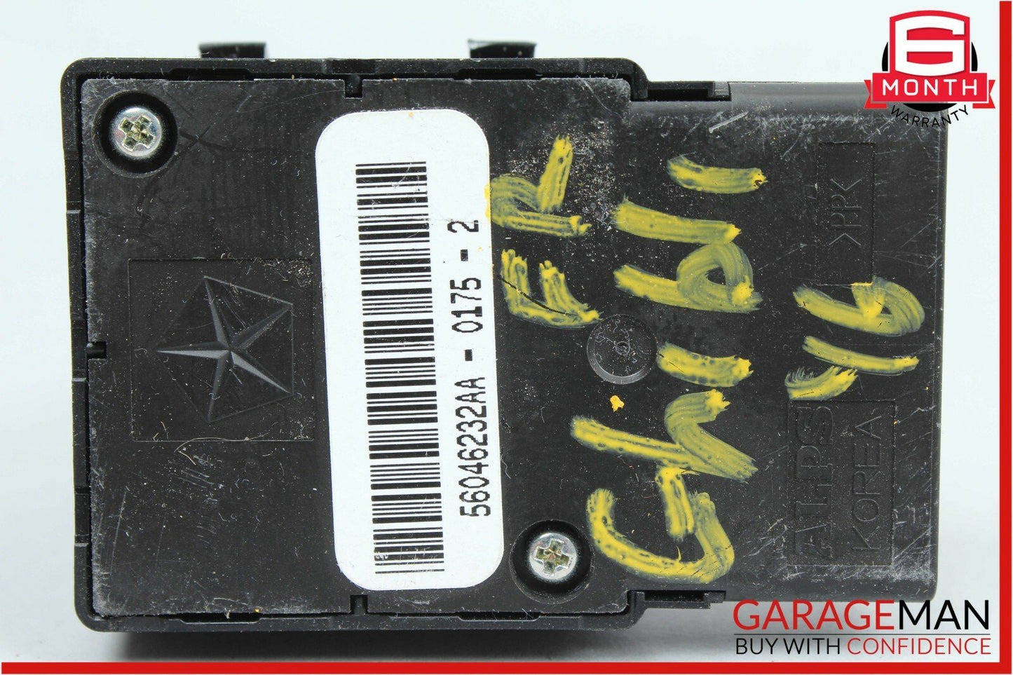 14-17 Maserati Ghibli Front Right Lumbar Power Seat Switch Control Module Unit
