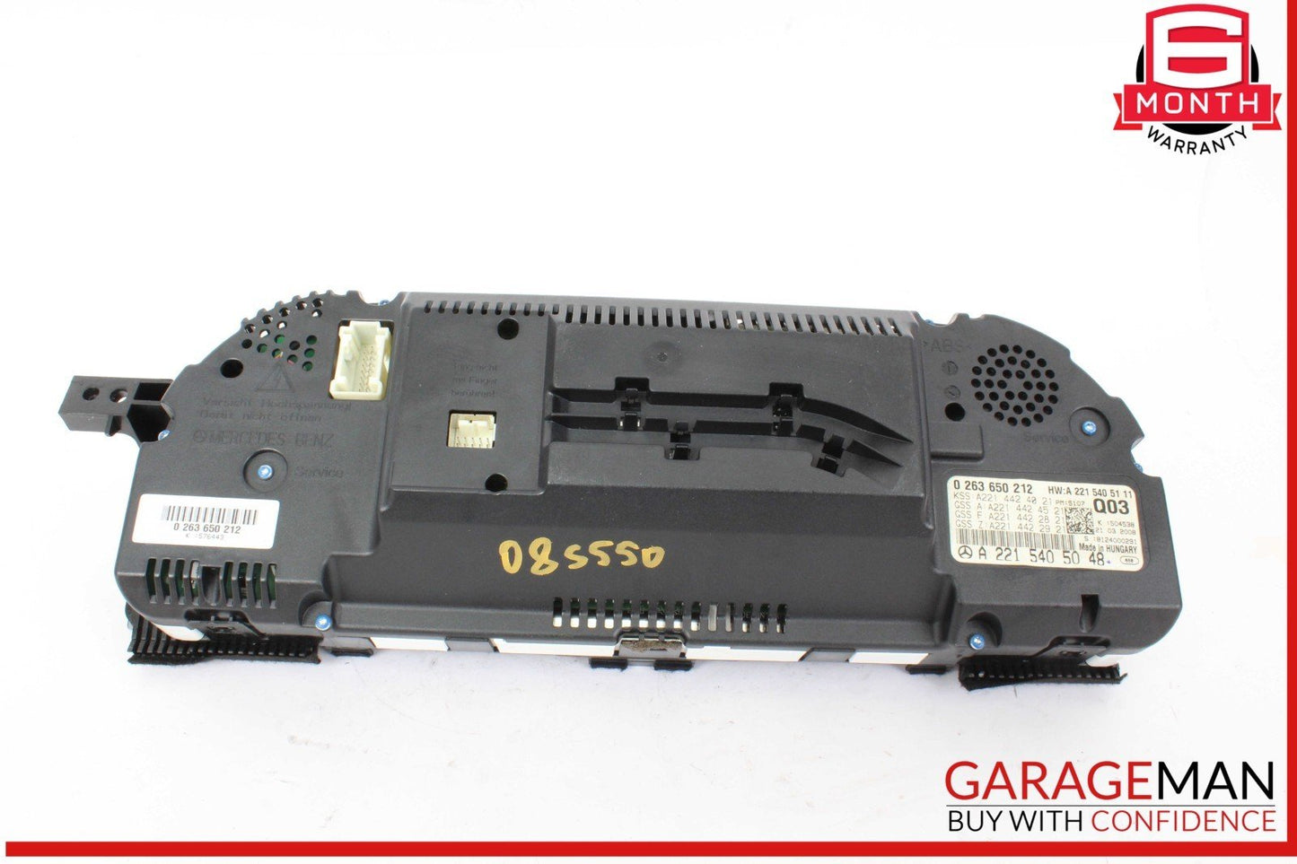 07-09 Mercedes W221 S550 CL500 Instrument Cluster Speedometer 2215405048 OEM