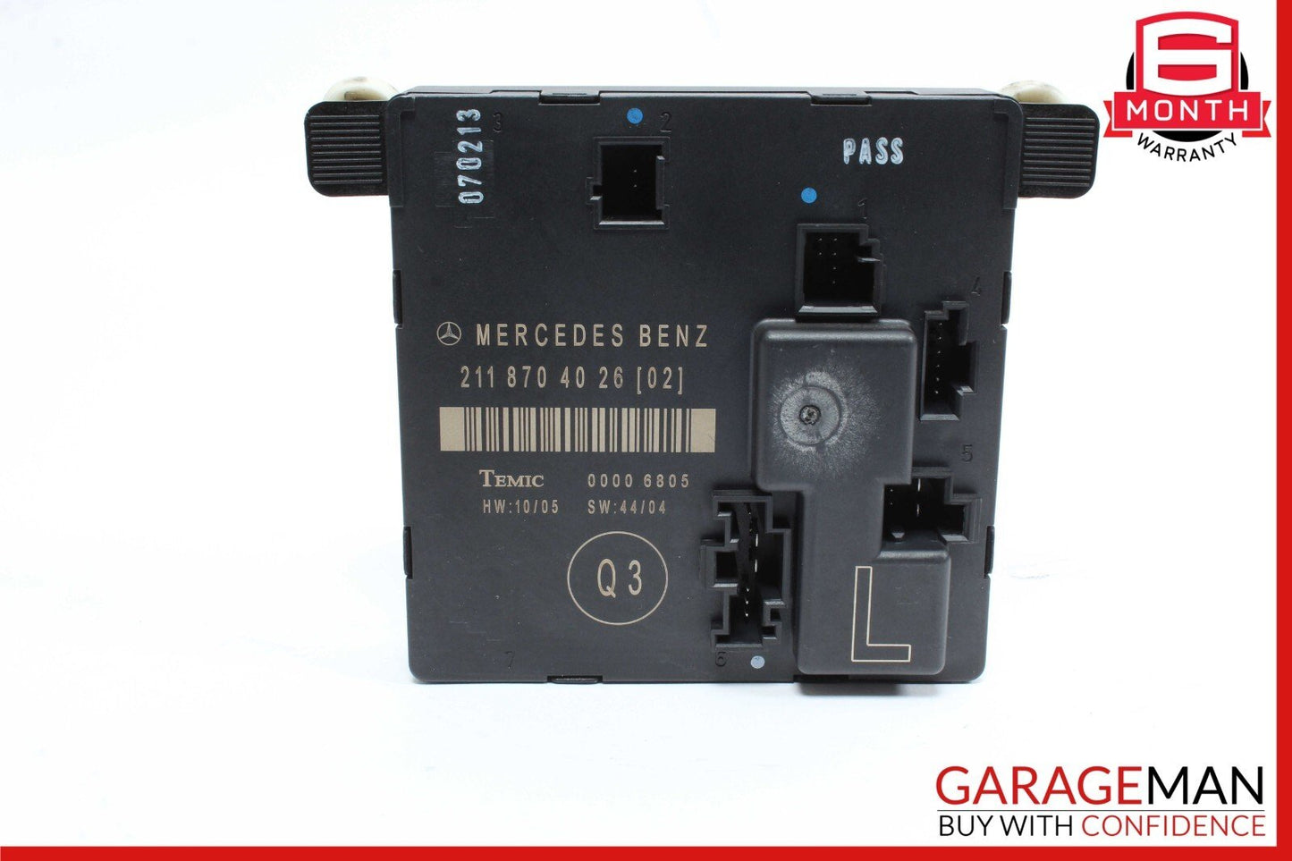 03-09 Mercedes W211 E350 E550 Rear Left Driver Door Control Module OEM