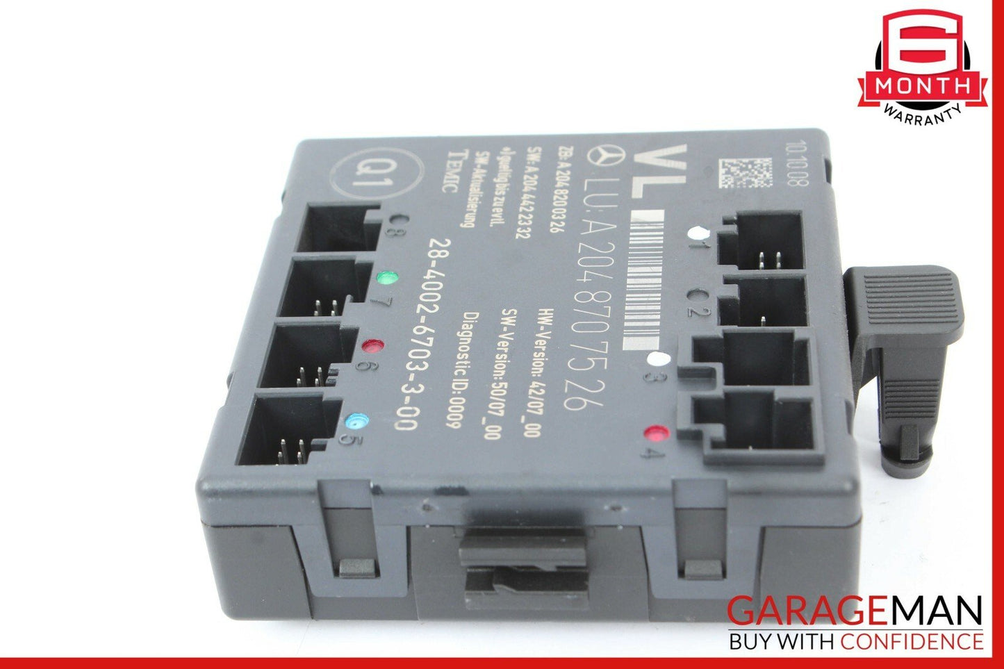 08-18 Mercedes E400 C300 C250 Front Left Side Door Control Module Unit OEM