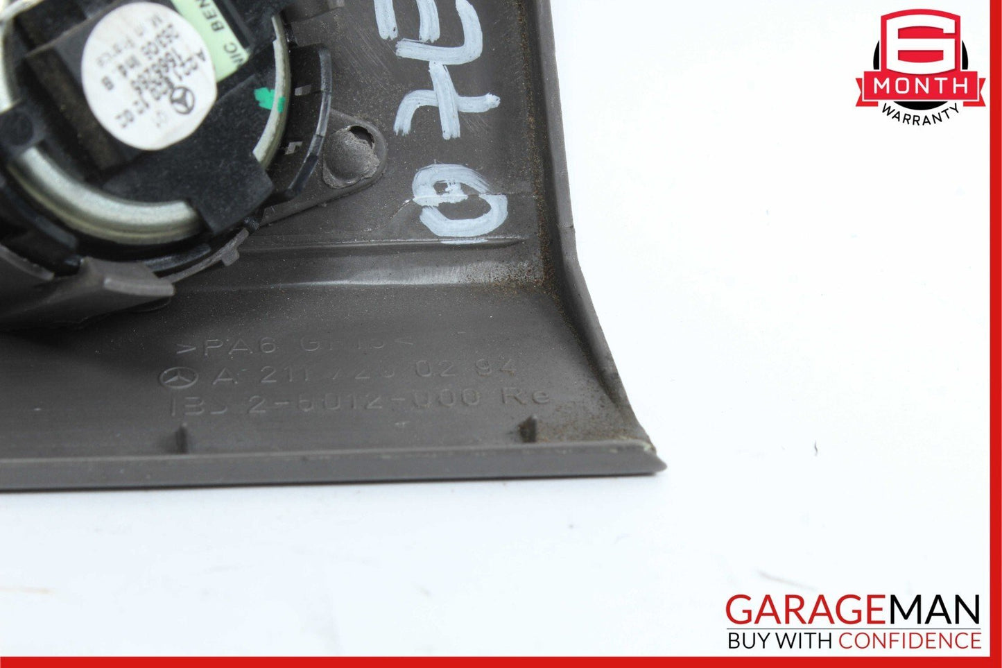 03-09 Mercedes W211 E350 E500 E55 AMG Front Right Tweeter Speaker Cover Grey