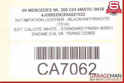 07-13 Mercedes W164 ML350 Bluetec Diesel CDI ECU Engine Control Module Flashed