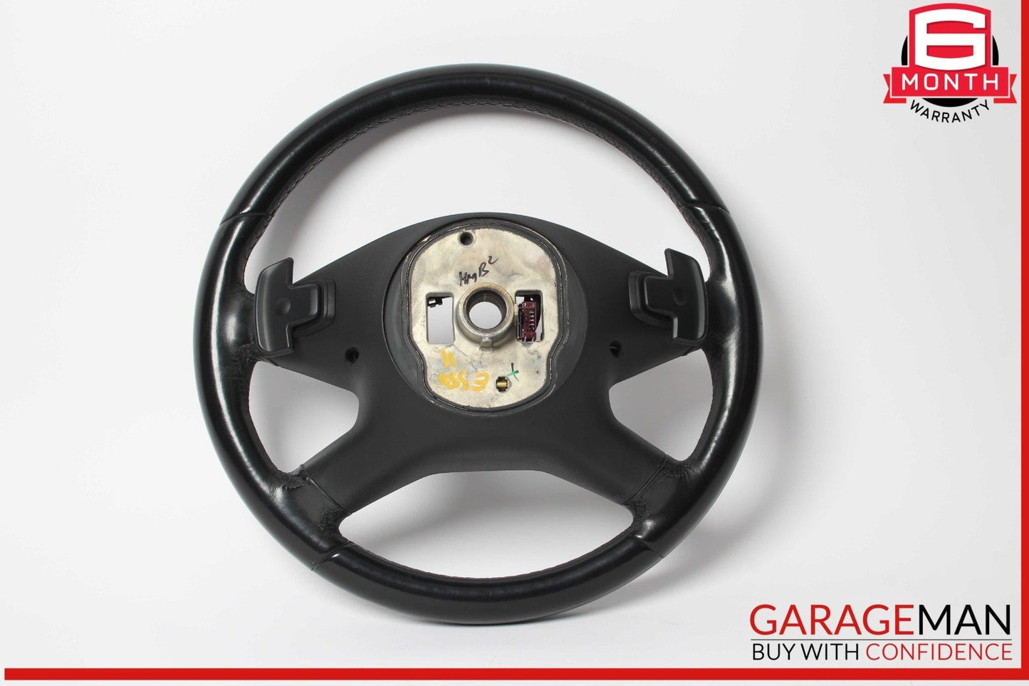10-13 Mercedes W212 E350 Steering Wheel w/ Paddle Shifters Black 2124600403 OEM
