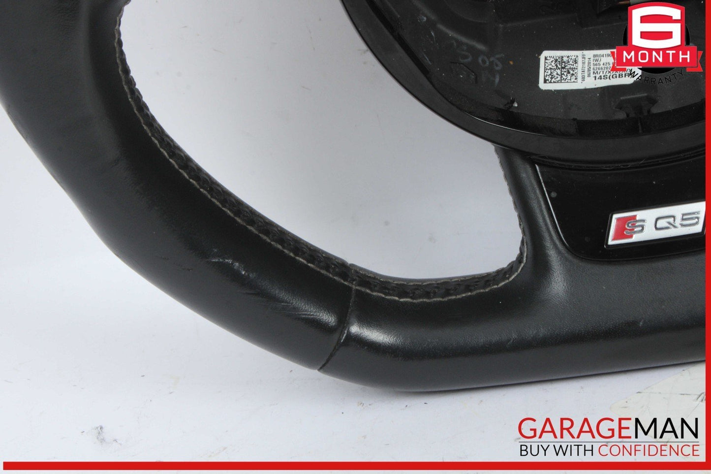 14-16 Audi SQ5 Q5 Front Left Driver Side Steering Wheel w/ Paddle Shifters OEM