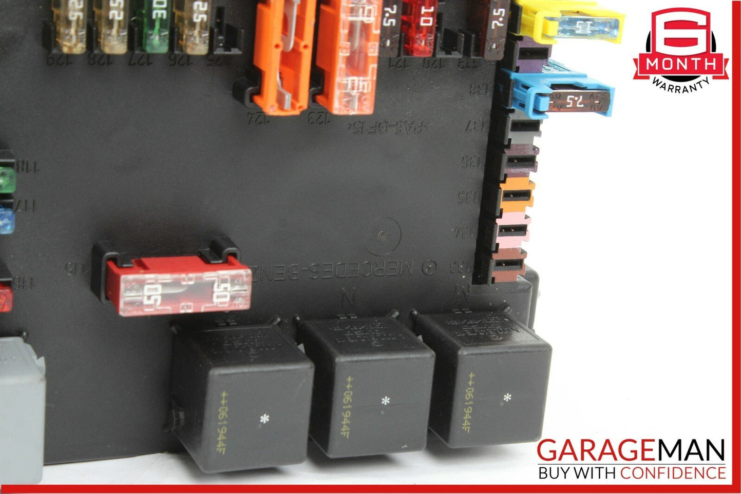07-13 Mercedes W221 S550 CL550 Rear Trunk SAM Fuse Box Relay Block Assembly