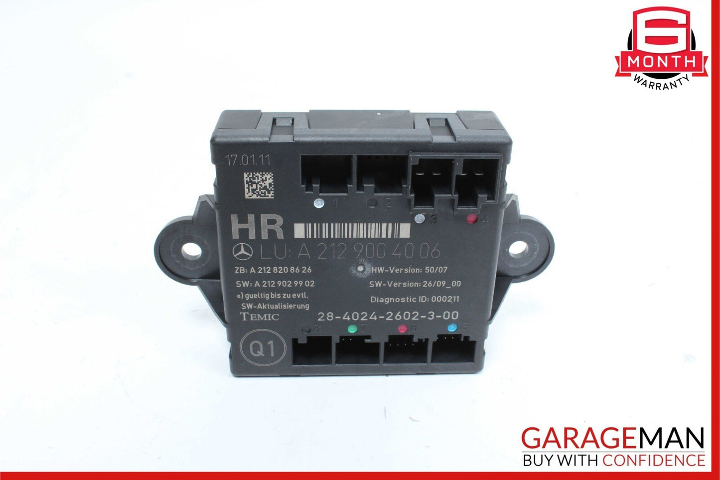 08-18 Mercedes-Benz E350 W212 Right Rear Side Door Control Module 2129004006 OEM