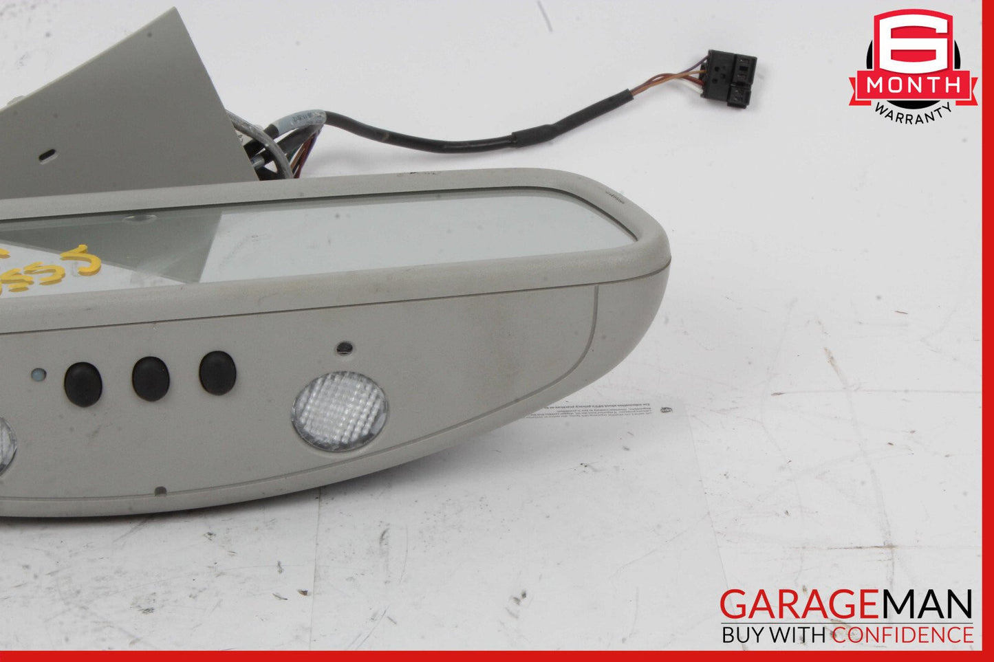 10-14 Mercedes W221 S550 CL550 Interior Rear View Mirror Gray OEM