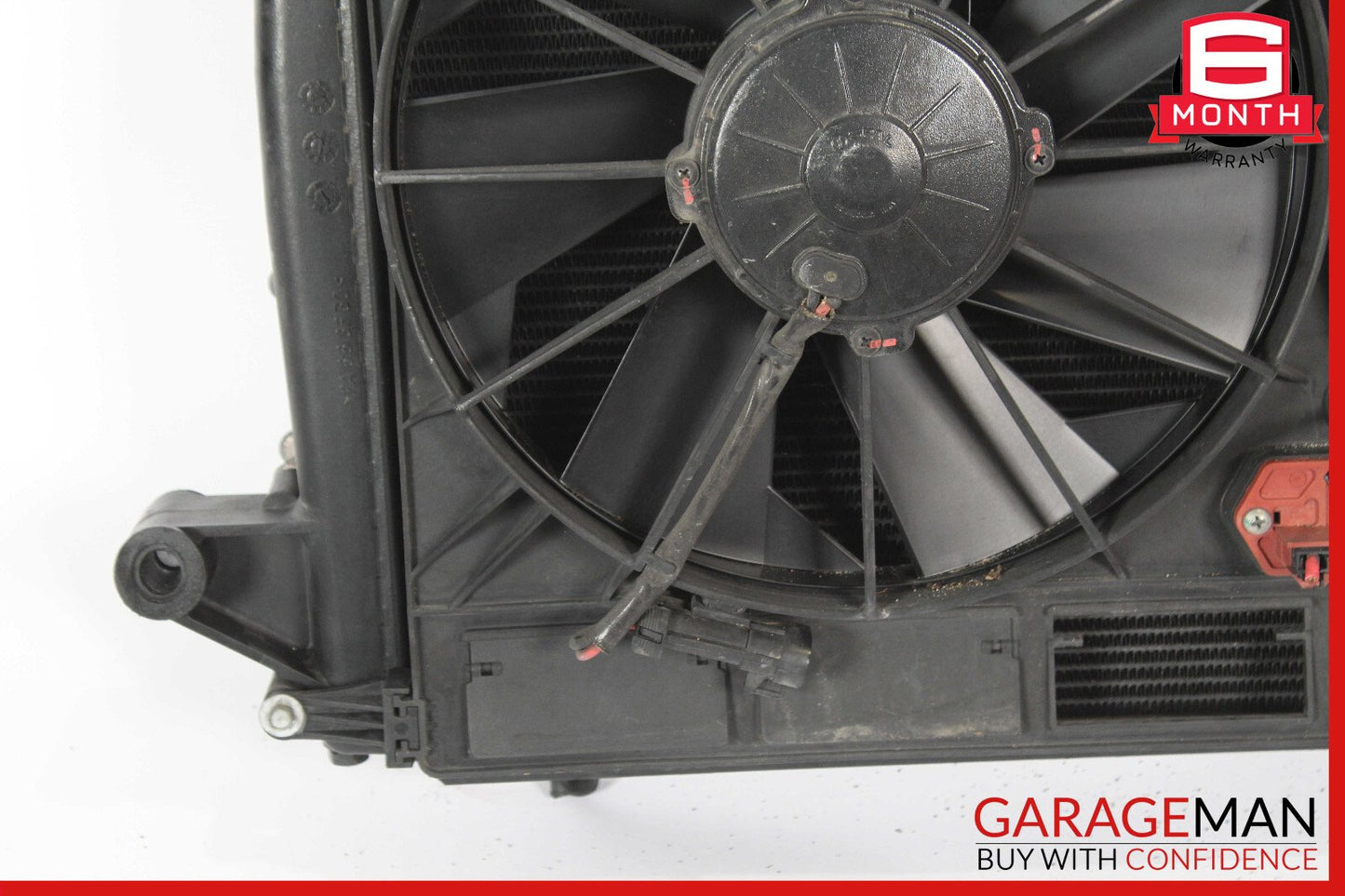 08-16 Maserati GranTurismo 4.2L Water Cooling Radiator A/C Condenser OEM