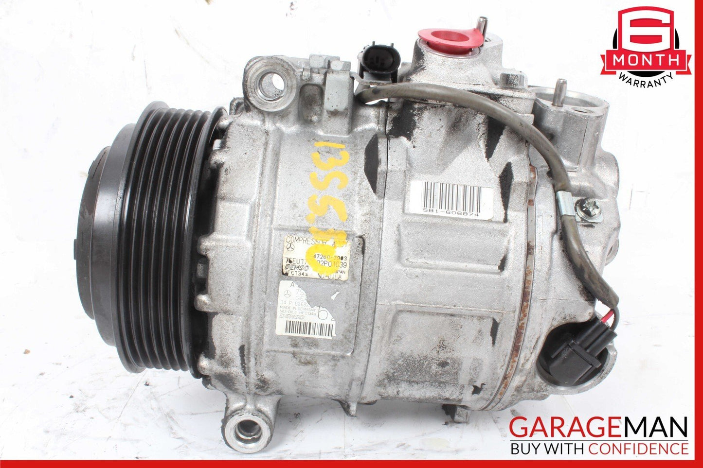 11-14 Mercedes W221 S550 CL550 A/C AC Air Cooling Conditioning Compressor Pump
