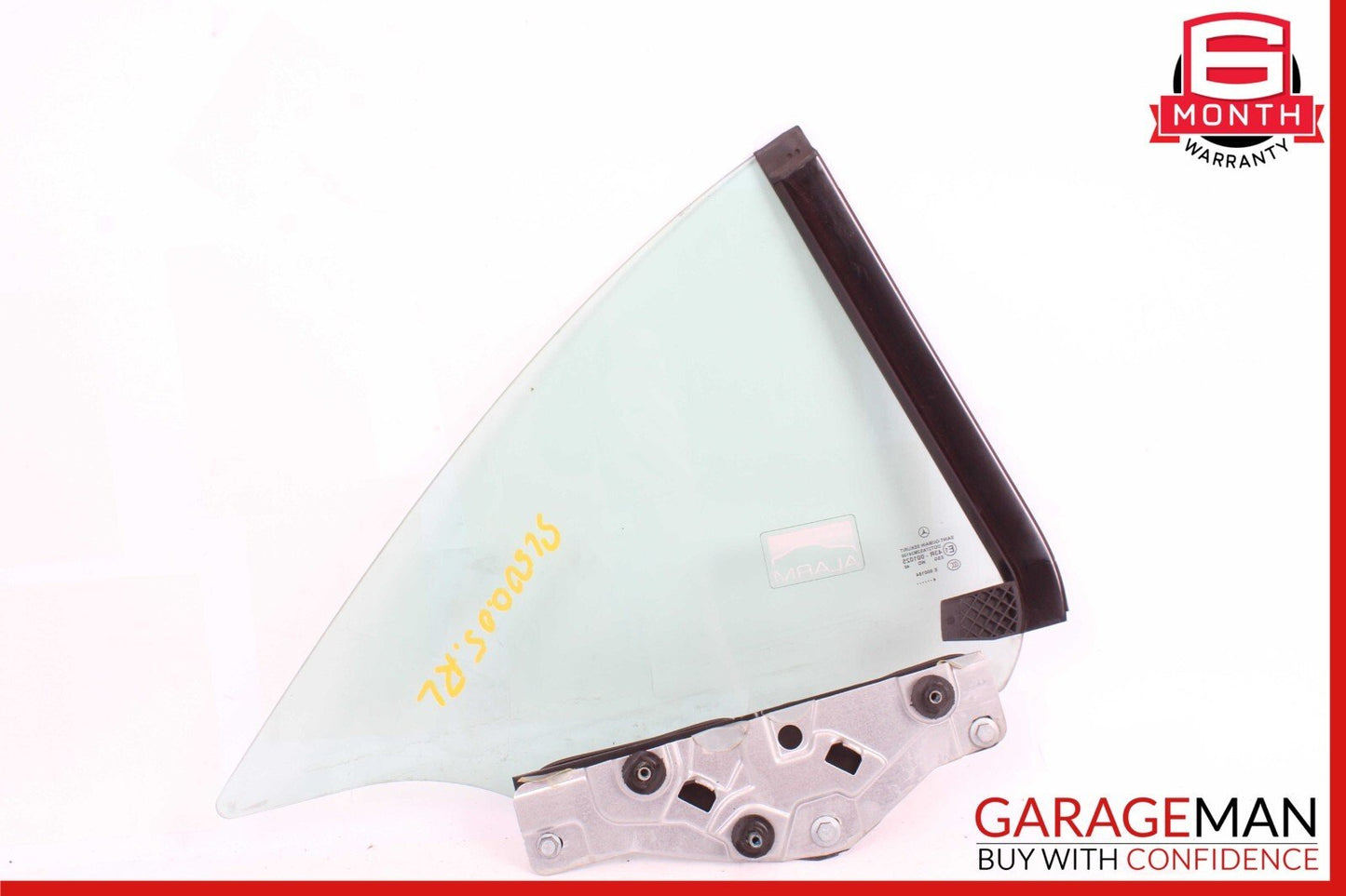 03-12 Mercedes R230 SL500 SL55 AMG Rear Left Side Quarter Window Glass Clear