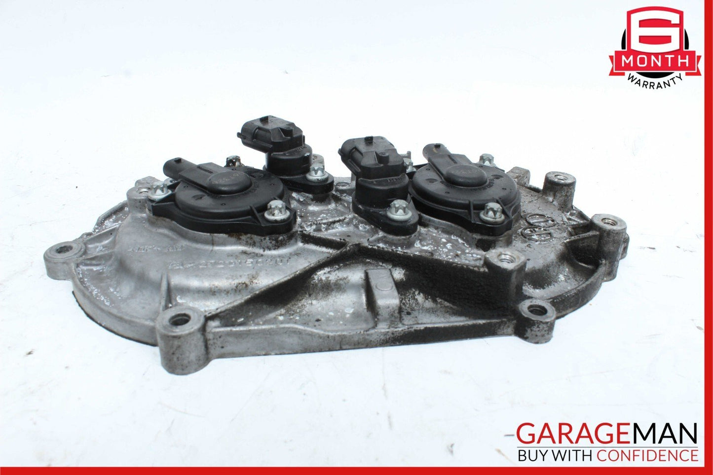 06-13 Mercedes W211 E350 S550 Front Right Engine Timing Chain Cover Plate OEM
