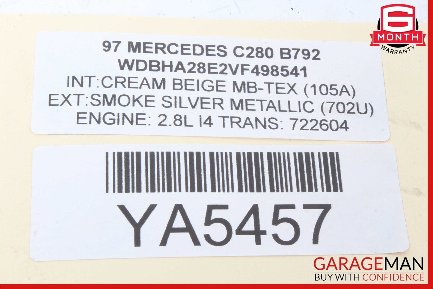 90-02 Mercedes W202 C280 SL500 Rear Left or Right Side Wheel Control Arm OEM