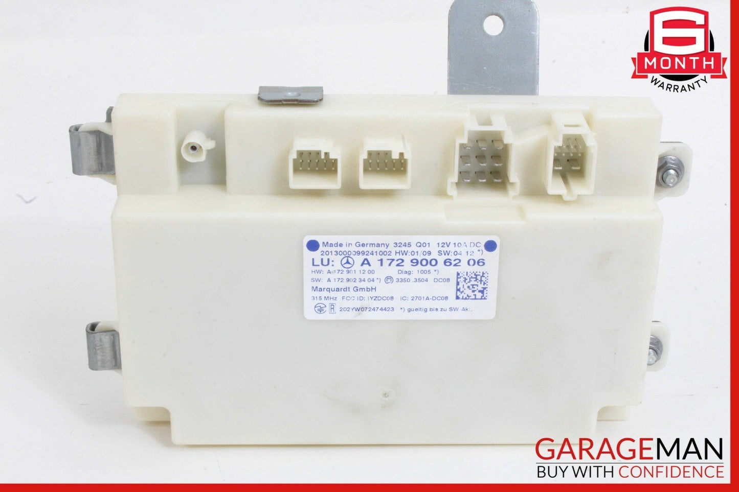 10-15 Mercedes W204 C250 C300 Keyless Go Entry Control Module 1729006206 OEM