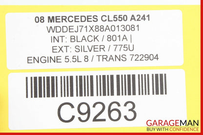 07-09 Mercedes W216 CL550 Front Right or Left Dynamic Seat Control Module OEM