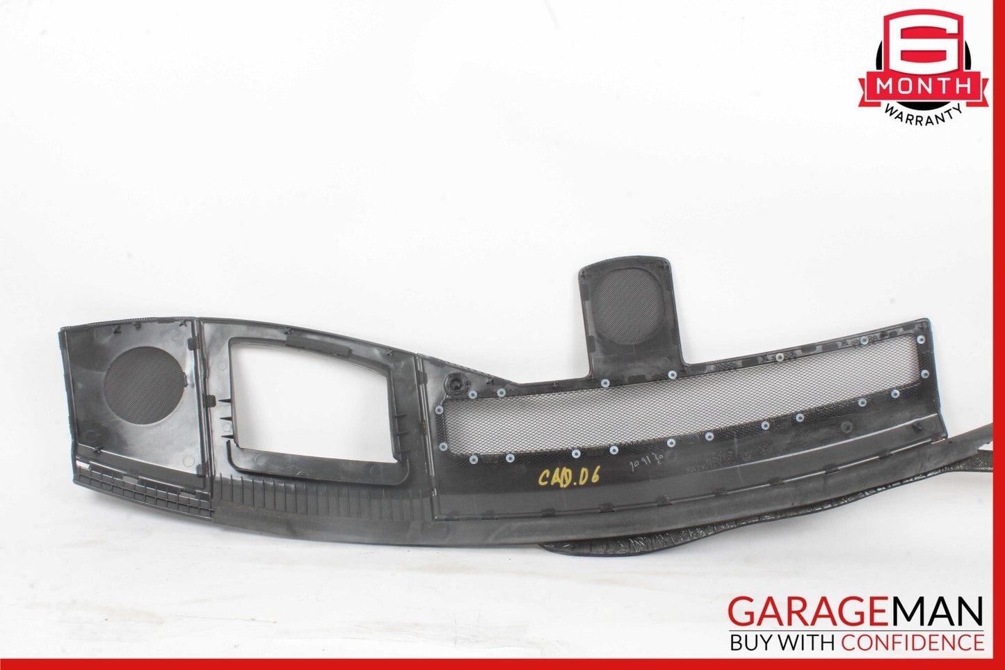 04-08 Cadillac XLR Dashboard Upper Speaker Cover Trim Black 10314216 OEM