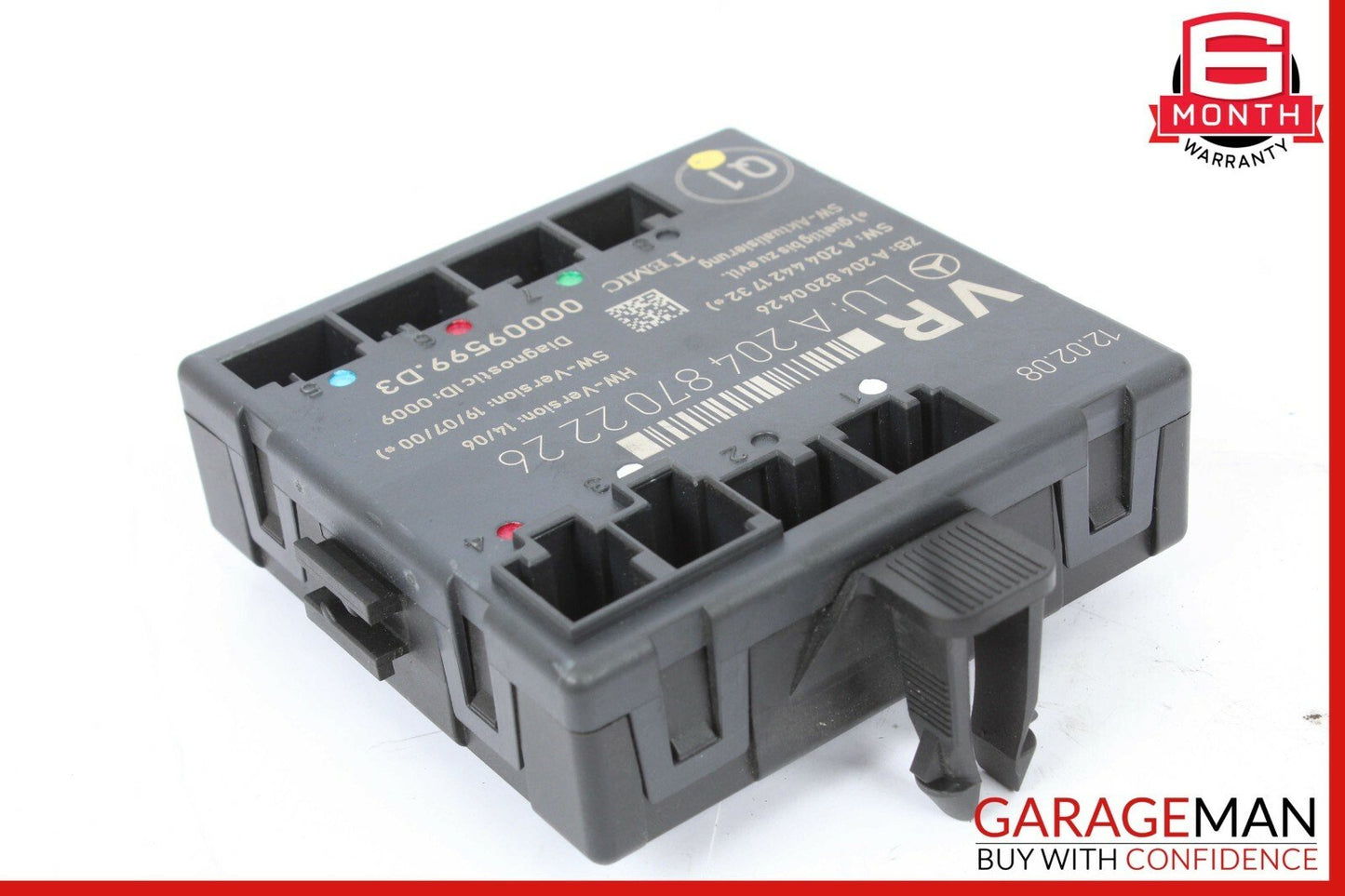 08-14 Mercedes W204 C350 C63 AMG Front Right Side Door Control Module Unit