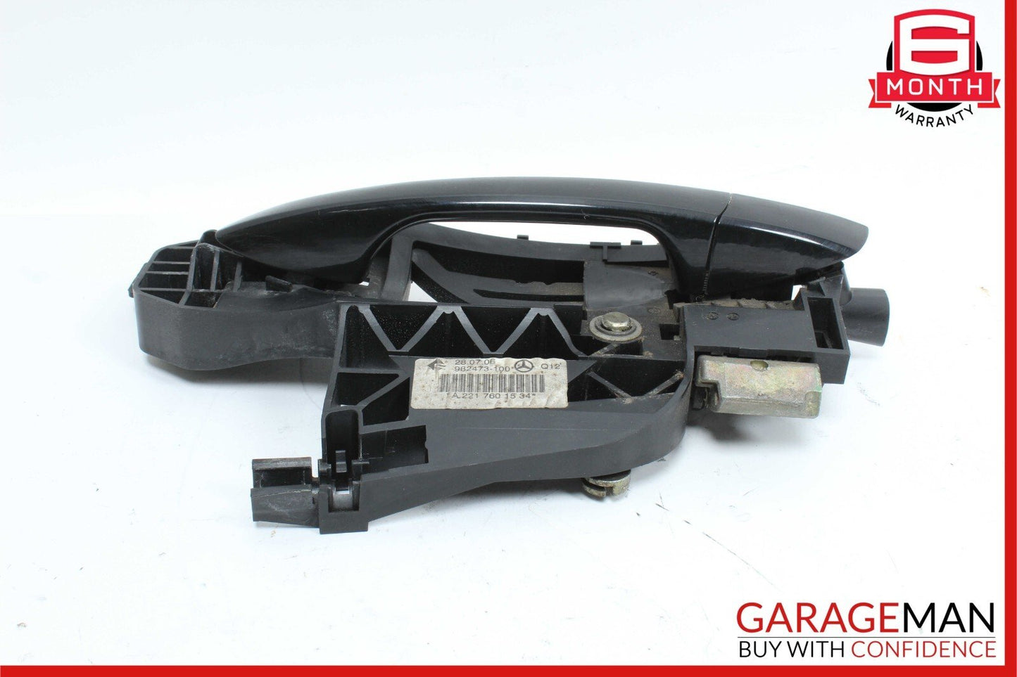 07-13 Mercedes W221 S550 S63 AMG Rear Left Side Exterior Door Handle Black