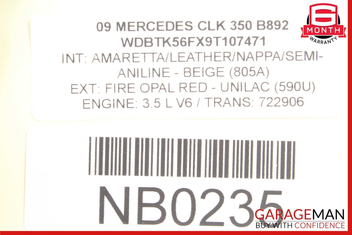 01-09 Mercedes W209 CLK350 SLK300 Rear Right or Left Lower Thrust Control Arm