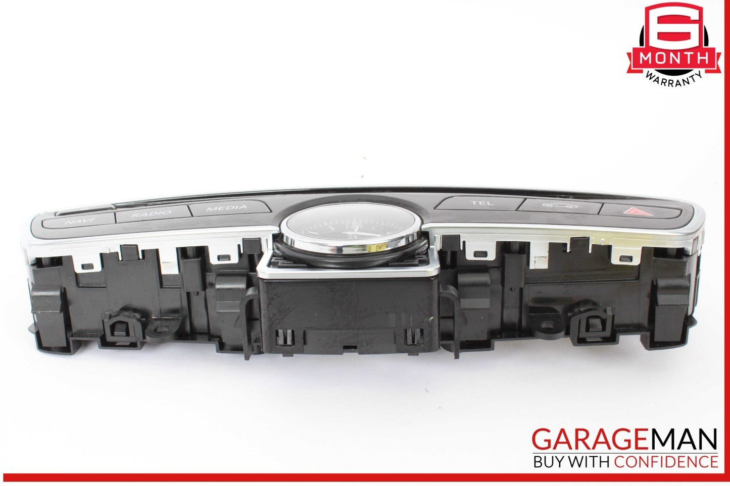 15-18 Mercedes W205 C300 Center Dashboard Hazard Control Switch w/ Clock Assy