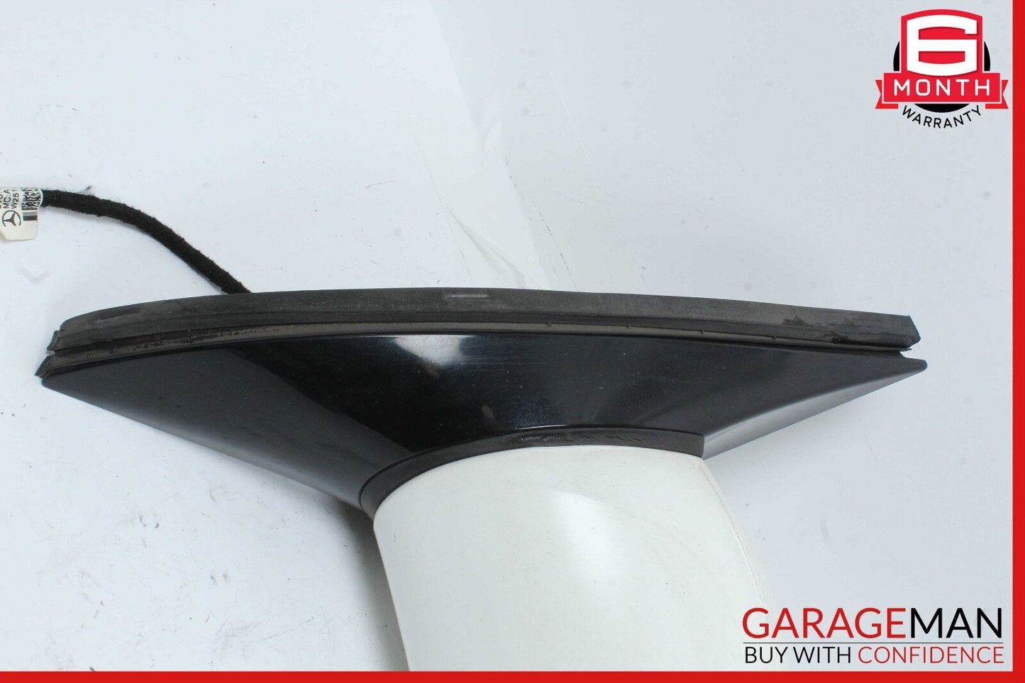 06-10 Mercedes W251 R350 Front Left Driver Side Mirror Door Rear View White OEM