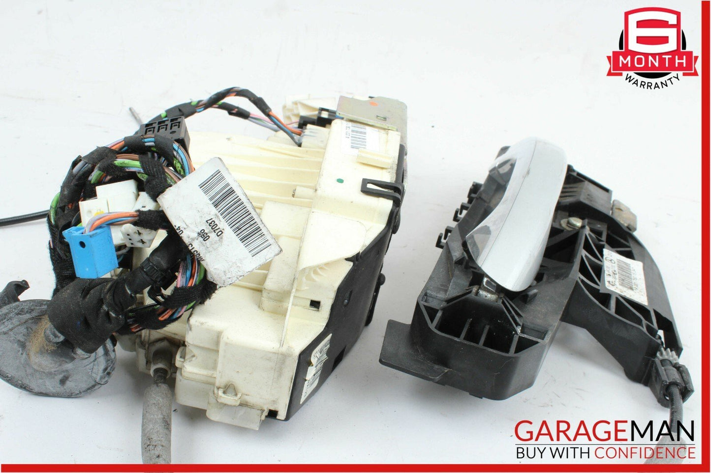 07-13 Mercedes S550 Rear Left Door Lock Latch Actuator w/ Exterior Handle Silver