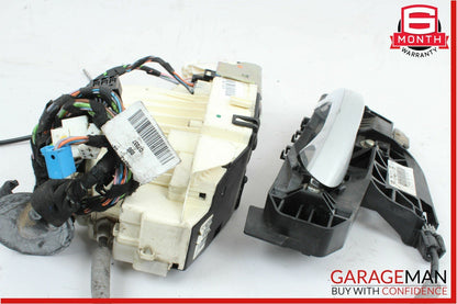 07-13 Mercedes S550 Rear Left Door Lock Latch Actuator w/ Exterior Handle Silver