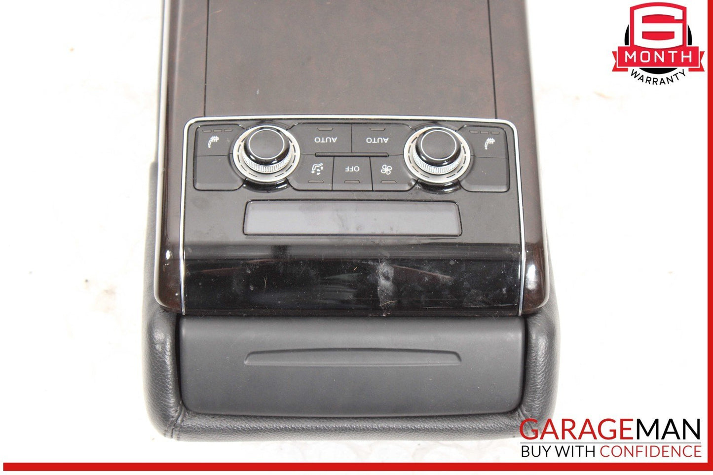 11-17 Audi A8 Rear Seat Center Console Armrest w/ Climate Controls OEM