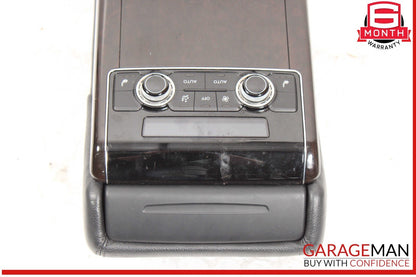 11-17 Audi A8 Rear Seat Center Console Armrest w/ Climate Controls OEM