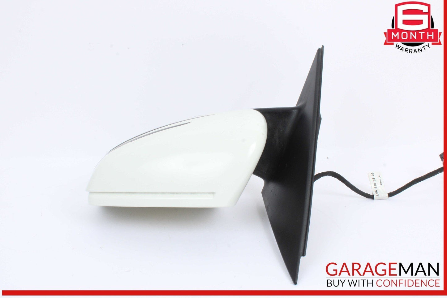 12-14 Mercedes W204 C250 Front Left Driver Side Door Rear View Mirror White OEM