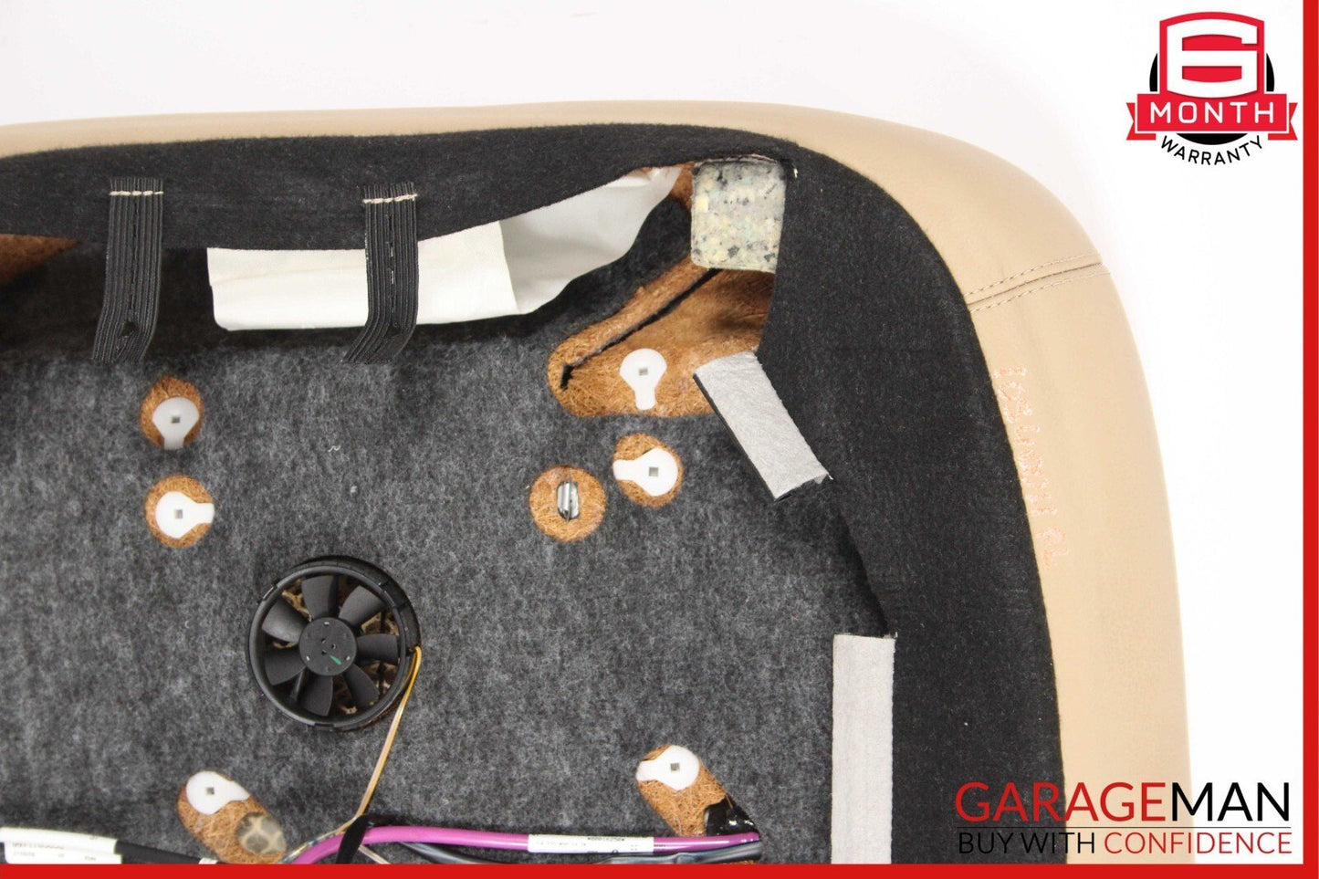 10-13 Mercedes W221 S400 S550 Top Upper Seat Cushion Front Left Side Brown