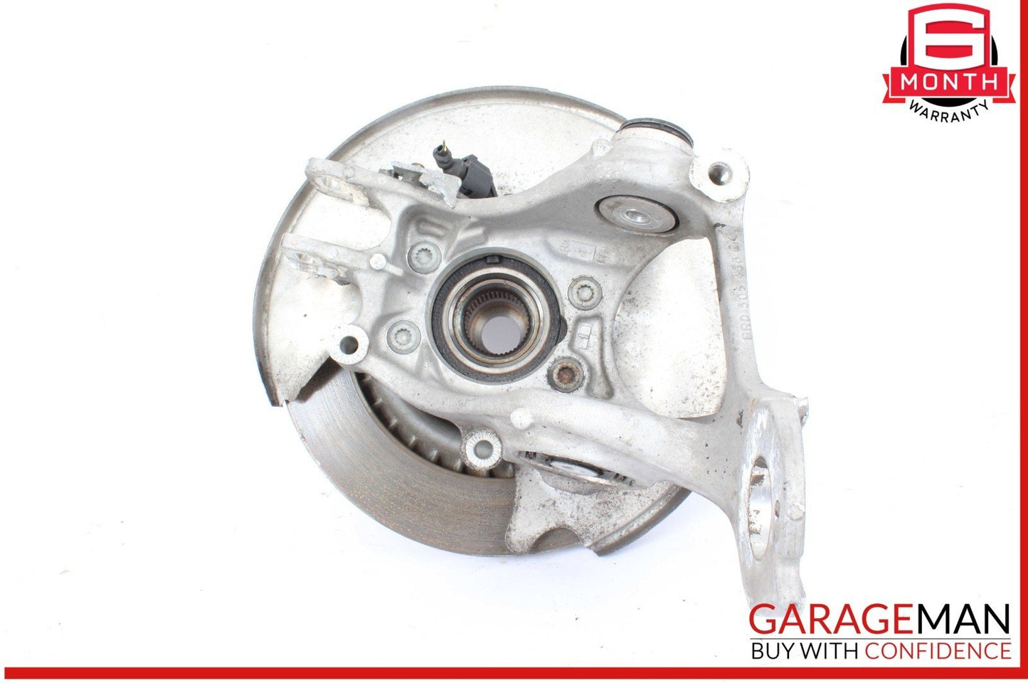14-17 Audi SQ5 Rear Right Passenger Side Spindle Knuckle Wheel Hub w/ Rotor Disc