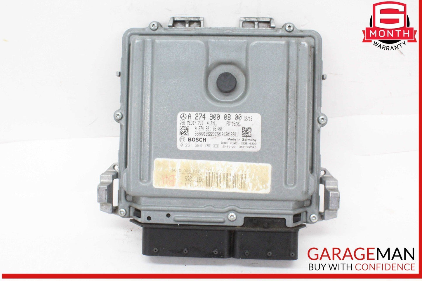 15-20 Mercedes W205 C300 GLC350e E300 M274 2.0L ECU ECM Engine Control Module