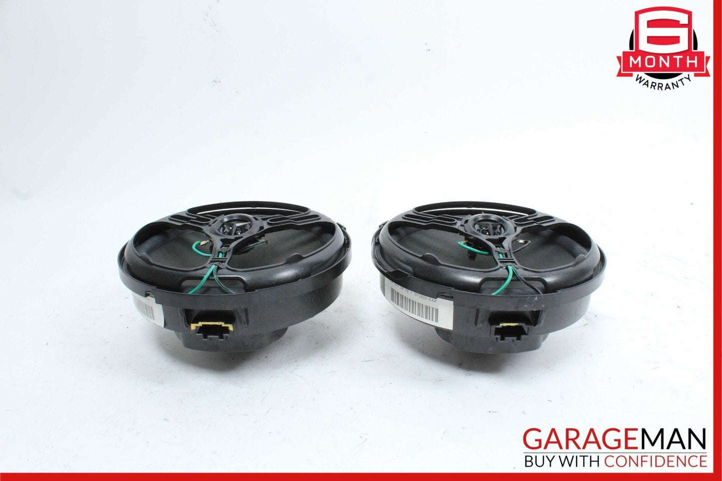 08-15 Mercedes W204 C300 Rear Left & Right Door Sound Speakers Set of 2 OEM