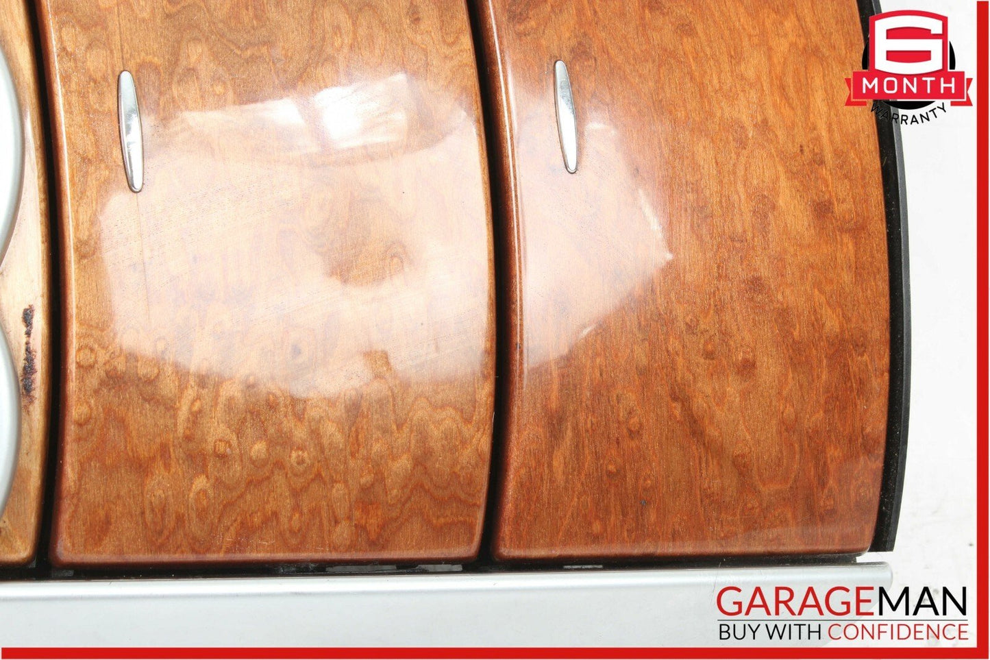 06-09 Mercedes W251 R350 Center Console Cup Holder Ashtray Cover Assembly Wood