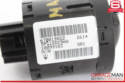 14-17 Maserati Ghibli Dash Headlight Head Light Lamp Control Switch 670019822
