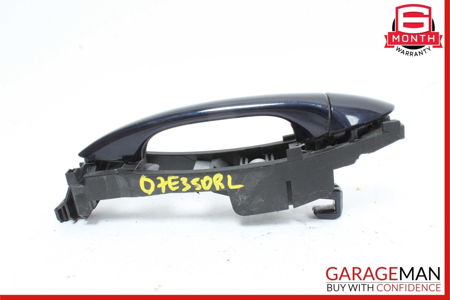 03-09 Mercedes W211 E350 E550 Rear Left Exterior Door Handle Tanzanite Blue