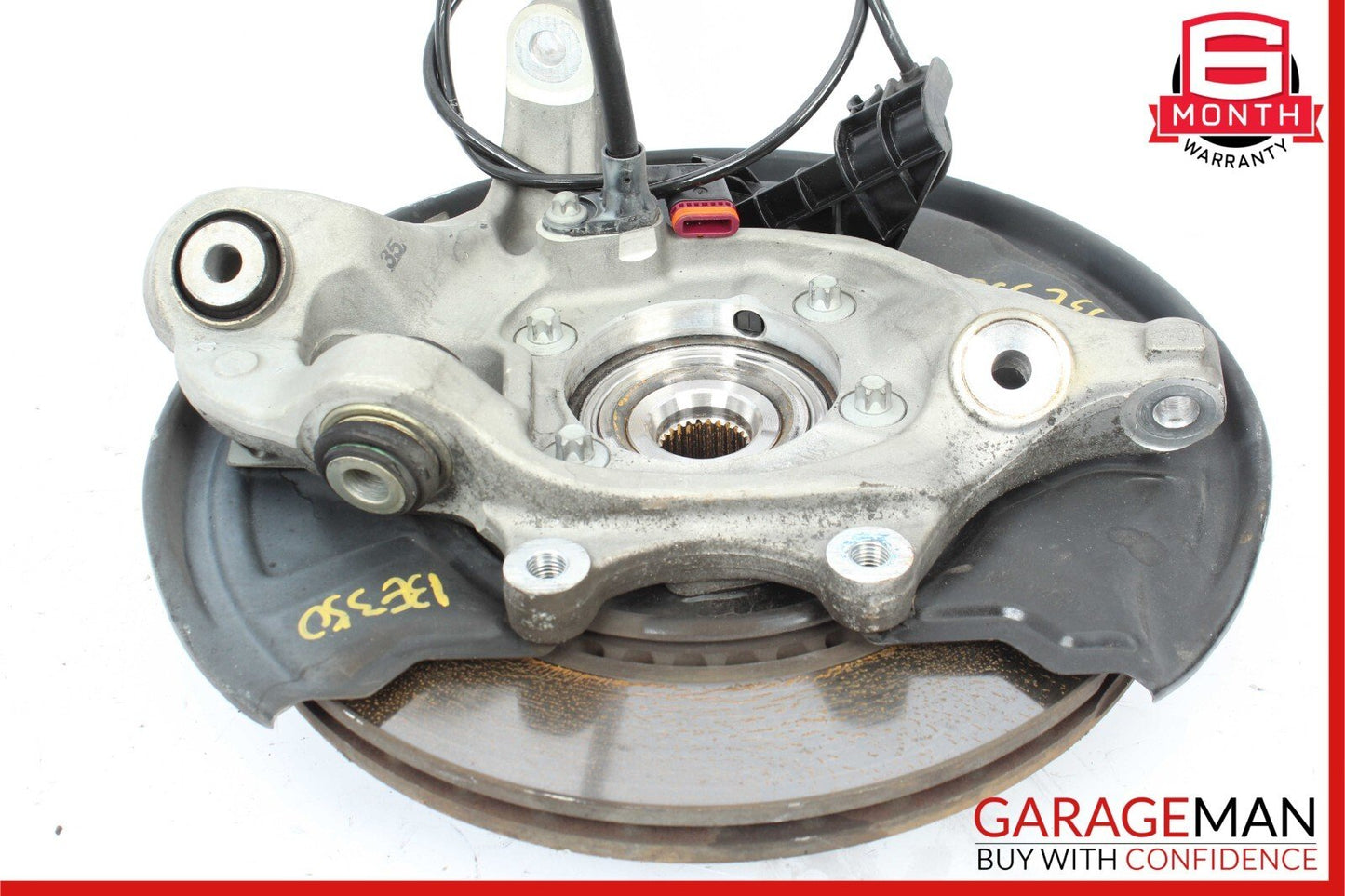08-15 Mercedes W212 E350 Rear Right Side Spindle Knuckle Hub Bearing Brake Rotor