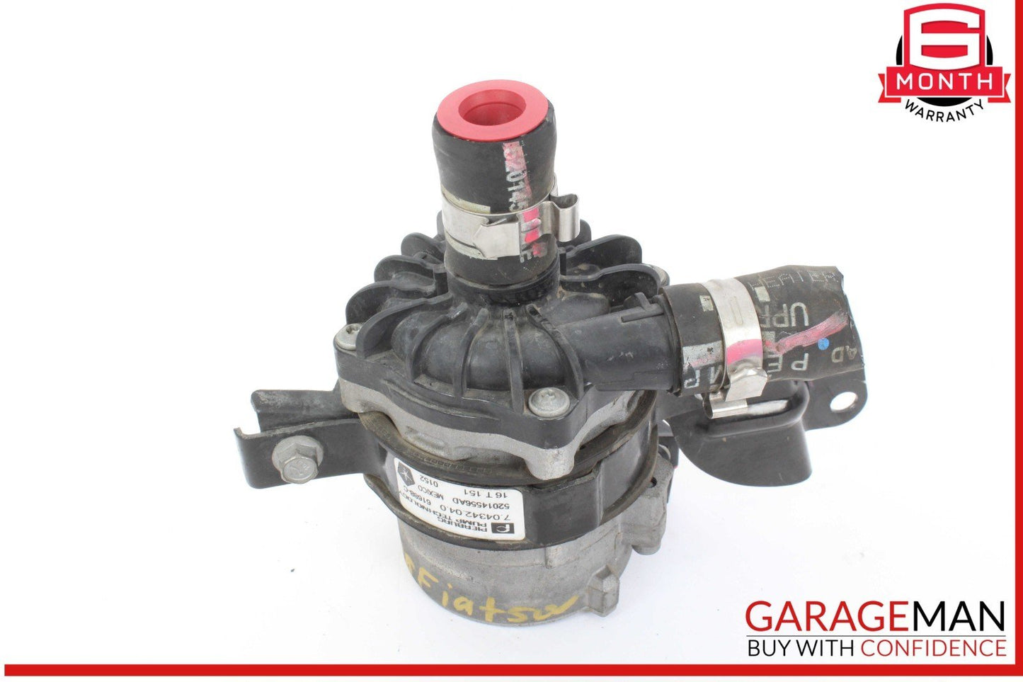 12-19 Fiat 500E Electric Auxiliary Coolant Water Pump 52014556AD OEM