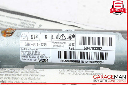 08-14 Mercedes W204 C250 C300 Right Side Roof Curtain Airbag Air Bag OEM