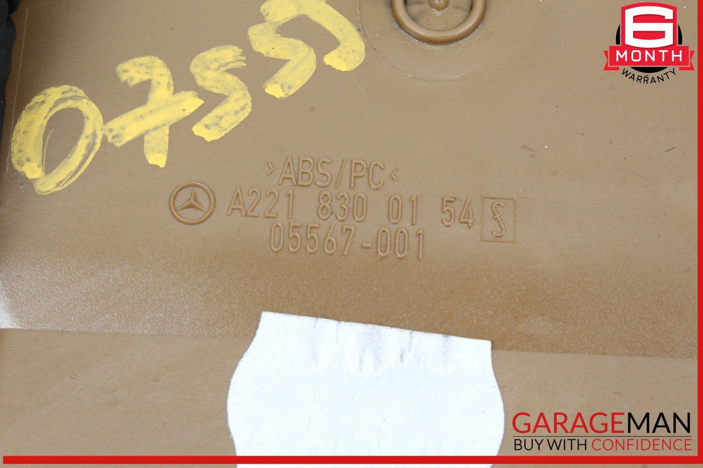 07-13 Mercedes W221 S550 Dashboard AC A/C Air Vent Left Driver Brown OEM
