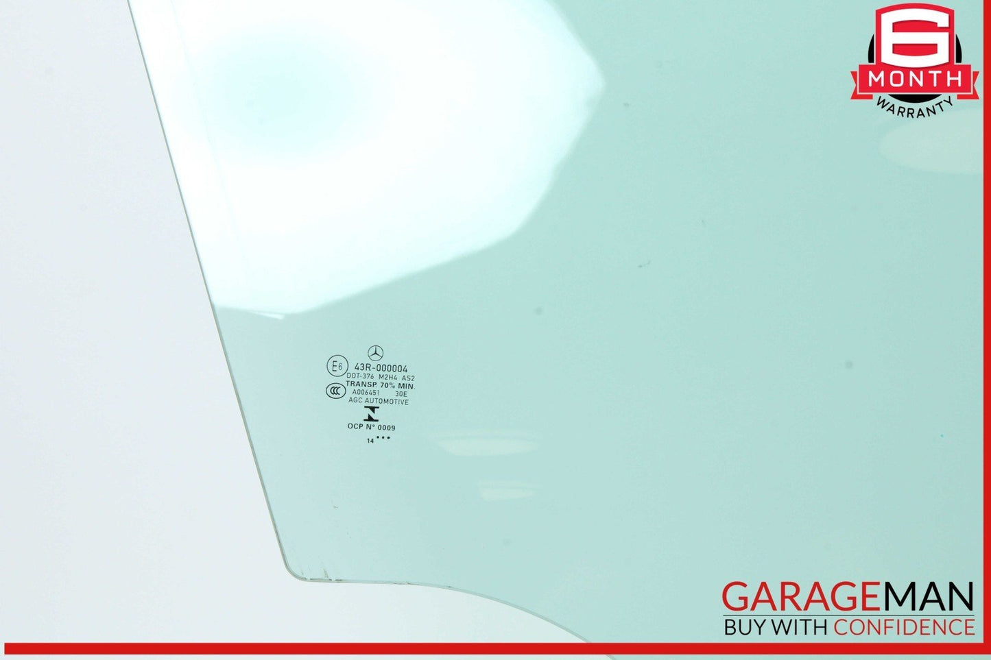 15-21 Mercedes W205 C300 C350e C400 Front Right Side Door Window Glass OEM