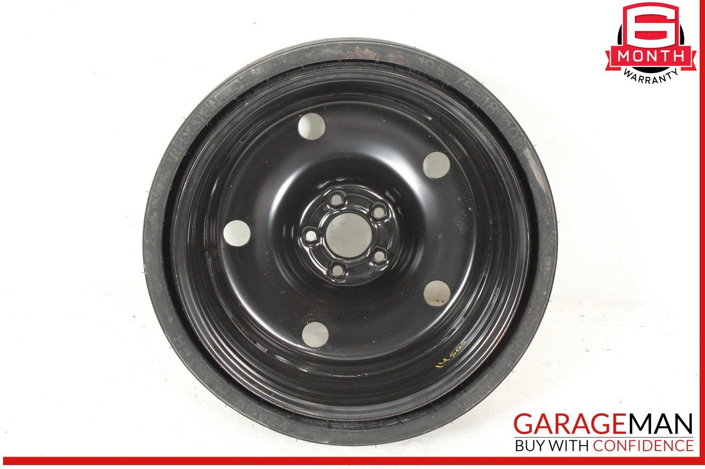 09-17 Audi SQ5 Emergency Spare Wheel Rim Tire 6 x 18 ET32 OEM
