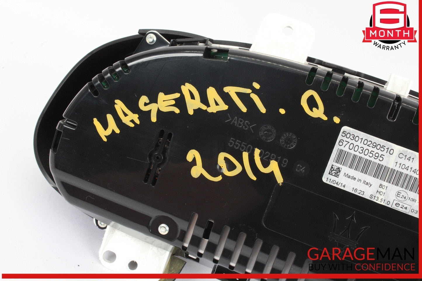 14-17 Maserati Quattroporte M156 Instrument Cluster Speedometer OEM