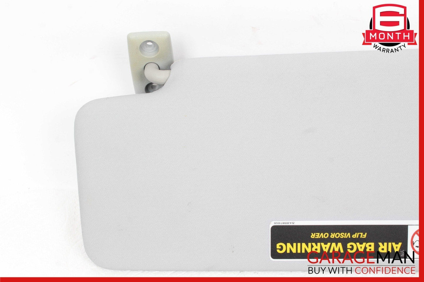01-07 Mercedes W203 C240 Front Right Sun Visor Sunvisor Gray 2038170320 OEM