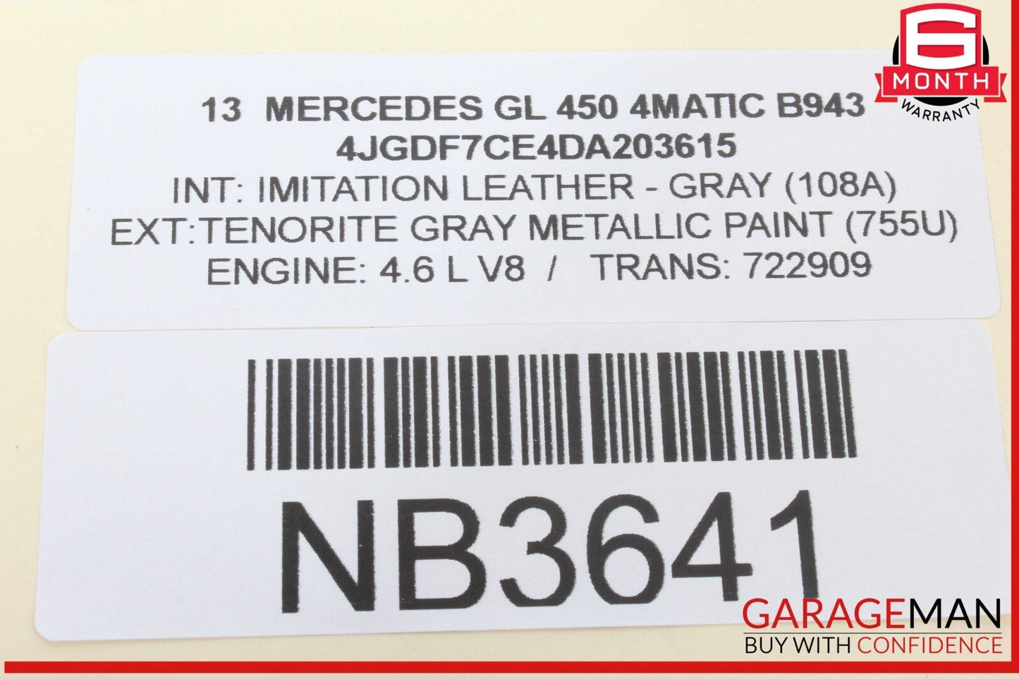 10-17 Mercedes X166 GL450 4MATIC Sirius Satellite Radio Receiver Module Unit