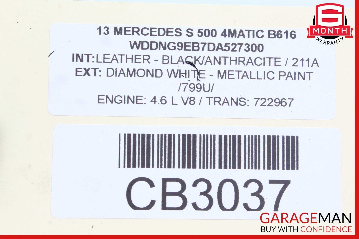 07-13 Mercedes W221 S550 Front Right Under Seat Control Module 2218707493 OEM